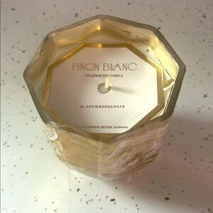 Anthropologie Gold Fragranced Candle